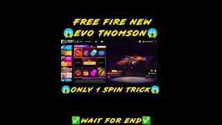 free fire new evo Thomson😱😱#freefire #shorts #todayevent #new #youtubeshorts #short #viral