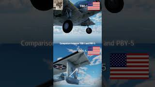 U.S.A TBD-1 vs. U.S.A BPY-5 Undercarriage Comparison #warthunder