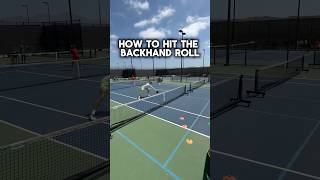 Backhand Roll Vs Flick: What 99% Of Players Get Wrong! ⚡️ #pickleballtips #pickleballcoach #fyp