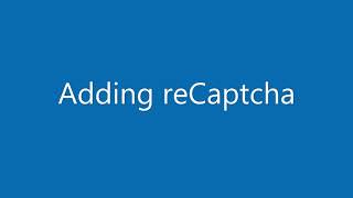 adding reCaptcha to your Form on ChronoForms7