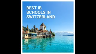 Best IB Schools Switzerland