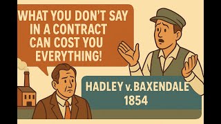 Hadley v. Baxendale (1854) - Foreseeability Rule #LawStudent #lawschool #lawcases #laweducation