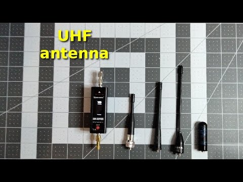 UV-5R, antenna (test SWR)