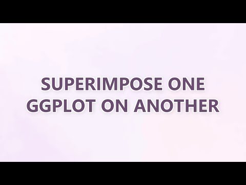 Superimpose one ggplot on another