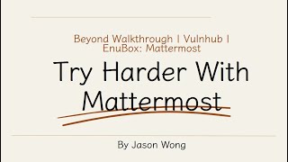 EnuBox: Mattermost VulnHub Walkthrough | TFTP and Privilege Escalation via Binary Reversing