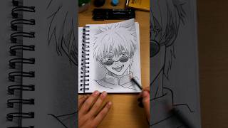 Drawing Kakashi and Gojo! (#drawing, #art)