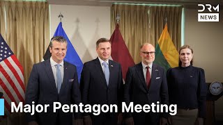 WATCH: Pentagon Hosts Key NATO Talks: US Meets Baltic Defense Ministers | AC15