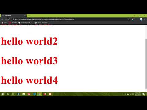 css lecture 1