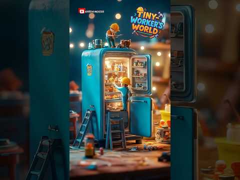 Tiny workers FIX Your Broken Fridge