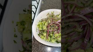 Onion and Cucumber Salad 🧅🥒 #cooking #recipe #easyrecipe #salad #quickrecipe #cucumber #onion