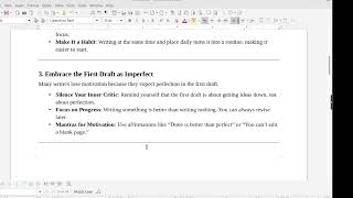 Staying Motivated to Write - Tips to help you maintain momentum and finish your novel