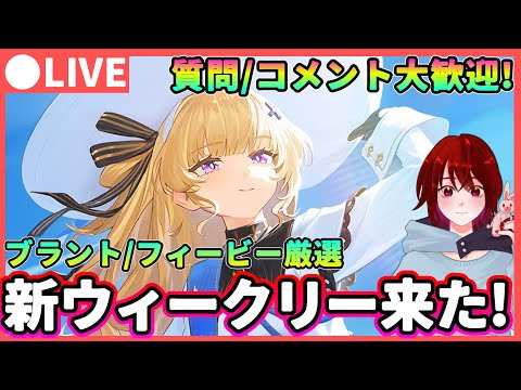 【鳴潮】 新ウィークリー来た! フィービー＆ブラント厳選  質問、コメント大歓迎! ★タイヴァラ厳選大変だ...結局強い長離×フィービー編成も試します【めいちょう/WuWa】アプデ 長離  ブラント