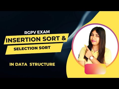 INSERTION SORT & SELECTION SORT In Data Structure @computerstudyzone