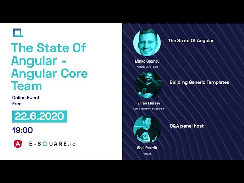 ng-square - Hosting Angular Core team member Minko Gechev! (Eliran Eliassy & Shai Reznik)
