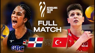 Dominican Republic 🇩🇴 vs. Turkiye 🇹🇷 - Women's World Championships 2022 | Full Match - Volleyball
