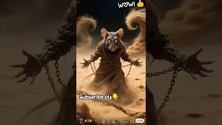 CAT VS RAt fight #aicat #airat #shorts #aishortstrending #aiviralshorts