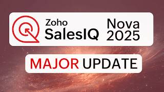 HUGE UPDATE!  Zoho SalesIQ Nova Release for 2025 || ChatGPT + ZIA AI Integrations