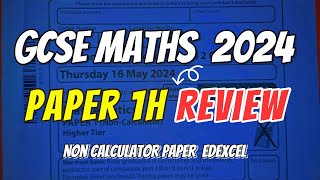 GCSE Maths May 2024 Paper 1H Review - Edexcel