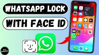 How To Lock WhatsApp With Face Id On iPhone | Use Face Id On WhatsApp In iPhone (2024)