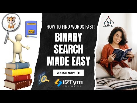 Think Like a Computer: Finding 'Tiger' in a Dictionary 🐅 | Binary Search Visualized