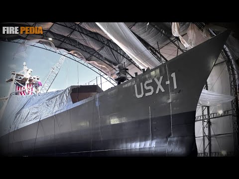 The first fully autonomous unmanned vessel launched by the US military for sea trials!
