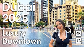 Dubai 🇦🇪 Luxury Downtown, Bluewaters Island (Ain Dubai) [4K] Walking Tour Compilation