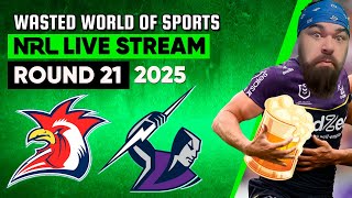 Roosters vs Storm | NRL Live Stream | Round 21 - 2025