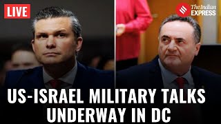 LIVE: Hegseth Meets Israel's Defense Minister at Pentagon Amid Rising Middle East Tensions |Gaza