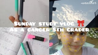 Non school day study vlog as a cbsc 8th grader 🎀✨