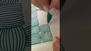 🧺🗑️Let’s weave a cozy blanket 🧸💗 #zendoodle #zentangleart #zenpatterns #zentangle