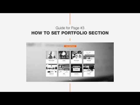 Guide #2: How to set Portfolio section - DW Page one page WordPress theme