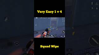 Very Easy 1 v 4 || Squad Wipe ! || #solovssquad #techkittamil #tamil #shorts #arunkarthikexperiment