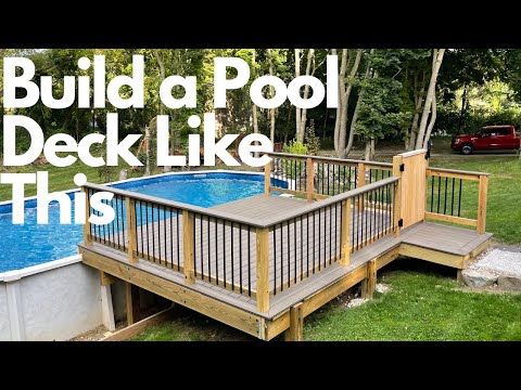 How to Build a Code Approved Deck next to an Above Ground Pool