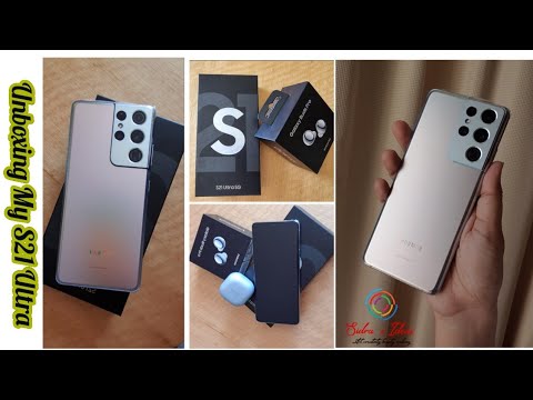 Samsung Galaxy S21 Ultra 5G | Phantom Silver Unboxing | by Sidra's Ideas