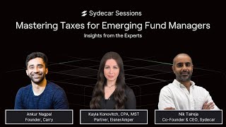 Mastering Taxes for Emerging Fund Managers