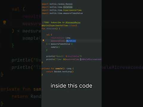Measure your #kotlin runtime