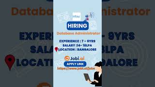 "Oracle Database Administrator at Infosys | 7-9 Years of Expertise | Manage Data Excellence!"