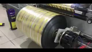 High speed laminated film slitting machine with 400m/min