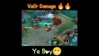 Valir Damage Build 🔥 #imdinosaur #mobilelegends #valir #mlbbcreatorcamp