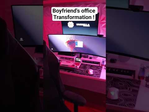 office transformation ! #desksetup #pcsetup