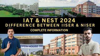 IISER 2024| NEST 2024 | Difference between IISERs & NISER #iat2024 #iiser #iat #nest2024 #nest