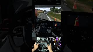 When Your Brakes Are on Vacation 🫠🗿 #eurotrucksimulator2 #ets2 #trucksimulator #truckersmp #shorts