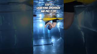 How to save yourself from being trapped in a capsized kayak #kayaking #kayak #shorts #feed