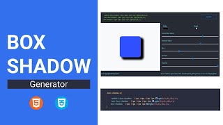 box-shadow ✅Generator html5, css3 online ⚡️(box shadow, generador de sombras css)