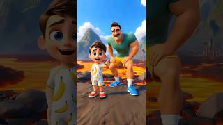 Dad, I want to swim #funny #cartoon #3danimation