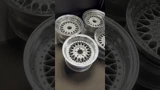 Getting some BBS wheels together #bmw #bbs #e9 #e30m3 #catuned #bbswheels