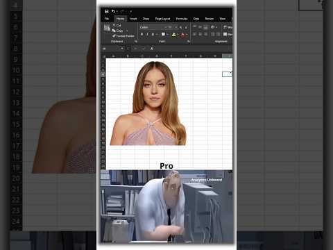 Remove Image Background in Excel in Seconds! #ExcelTricks #excelforbeginners #excel