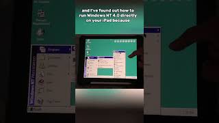Run Windows NT 4.0 on YOUR IPAD?! #shorts #windows #ipad #utm  #tech