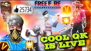 Free fire live rank Push |CoolQK| #freefire #live #ffbrasil #freefireindia #coolqk