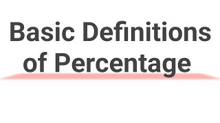 Percent Definition #shorts #mathhack #youtubeshorts #shortsvideo #mathstricks #mathfact #viral